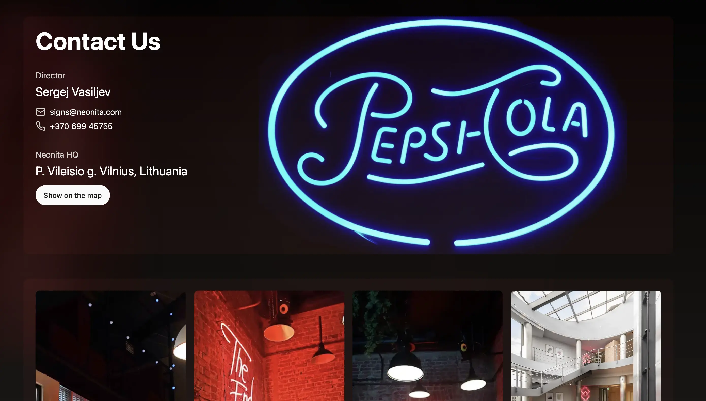 Images Authenic Neon Company Website 